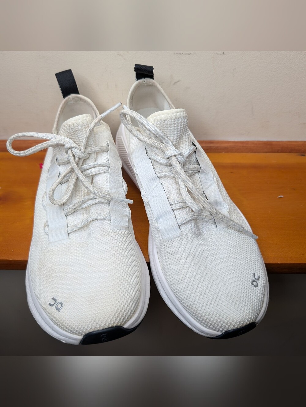 On Cloudeasy Womens 9 White Slip-On Running Shoes CloudTec Sneakers W9 - Picture 2 of 6